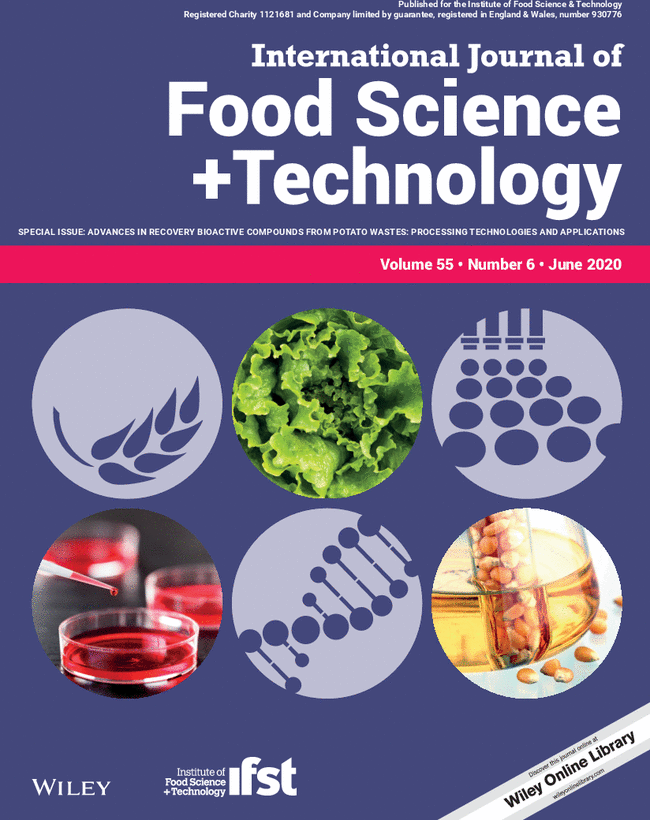 International Journal Of Food Science Technology Wiley Online Library